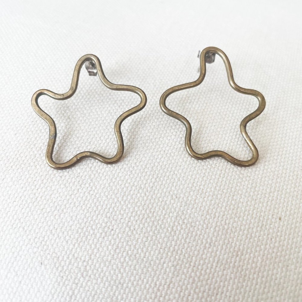 Belle Isle Design Co. Brass Piece of Mind Earrings